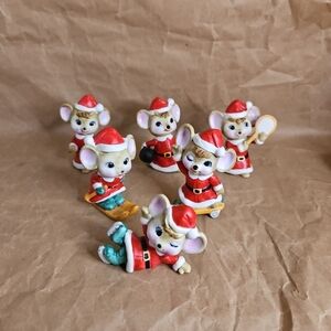Enesco Christmasmice Playing Sports Set Of 6